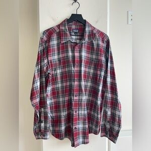 Patagonia Long-Sleeved Cotton Shirt in Red Size L